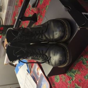 Dr. Martens smooth leather lace up boots
